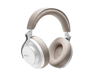 Shure AONIC 50 Wireless Noise Anceling Headphones, Bluetooth 5 Wireless, Over Ear Fit, 20 Heures de Vie de la Batterie, Contrôles du Bout des Doigts - Blanc
