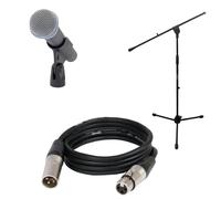 Shure Beta 58a micro de chant avec câble et pied
