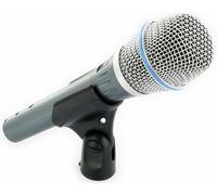 Shure BETA 87A - Microphone de studio - 50 - 20000 Hz - Supercardioïde - Câblé - Noir - 52 V