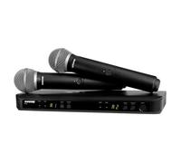 Shure Système double micros main BLX288E-PG58 M17 – capsule dynamique cardioïde PG58