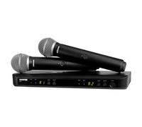 Shure BLX288 / PG58 M17 - Système double micros main - Capsule dynamique cardioïde PG58 - Fréquences M17 compatible