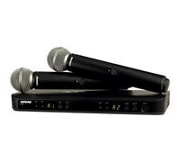 Shure BLX288-SM58 K3E - Système sans fil - 2 micros main BLX2 SM58 - Récepteur double BLX88