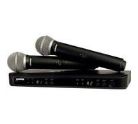 Shure Système double micros main BLX288E-PG58 M17 – capsule dynamique cardioïde PG58