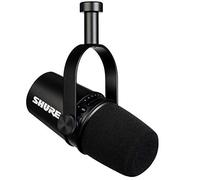 Shure Microphone Shure Mv7 Usb Podcast pour le Podcasting, l'Enregistrement, le Streaming et les Jeux en Direct, Sortie Casque Intégrée, Micro Dynamique Usb/Xlr Entièrement Métallique - Noir