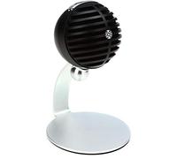 Shure Mv5C Home Office Microphone, Conférences Microphone pour Mac & Pc, Conception Durable et Portable, Configuration Rapide et Facile, Fonctionne avec Team, Zoom et Autres - Black (Mv5C-USB)