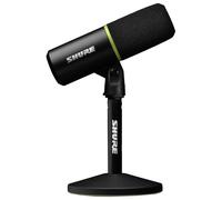 Shure MV6 - Microphone dynamique filaire - USB-C - Prise casque - Pied de table inclus