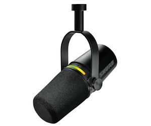 Shure MV7+ Microphone Dynamique Podcast USB-C et XLR - Noir | Micro Dynamique USB-C et XLR avec Panneau LED Tactile, Mode Auto et Filtre Anti-pop pour Podcast, Streaming et Enregistrement