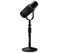 Shure Microphone MV7+ – USB & XLR, avec pied de table, cardioïde – Pack Noir