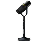 Shure MV7+ Noir avec pied de table - Microphone dynamique filaire - Directivité cardioïde - XLR/USB - Prise casque