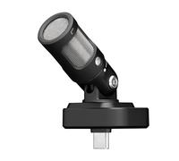 Shure MV88 Micro USB-C pour iPhone et Android, Microphone d’Enregistrement et Vlogging avec Niveau Automatique, Réduction de Bruit en Temps Réel, 4 Directivités - Noir