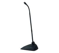 Shure MX418D/C Microphone à condensateur cardioïde, col de Cygne de 45,7 cm, Socle de Bureau, câble de 3 m, Fonctions logiques, Interrupteur programmable, indicateur LED, bonnette en Mousse clipsable