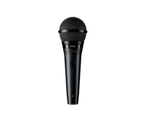 Shure PGA58-LC Microphone dynamique, microphone portatif pour voix avec directivité cardioïde, interrupteur marche/arrêt discret, adaptateur de support et pochette zippée, sans câble
