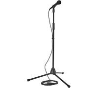 Shure PGA58 Microphone Kit avec Microphone à Main Vocal Dynamique Cardioïde de Performance de la Scène, Câble Xlr et Support de Micro - Parfait pour Sur Scène Ou Studio (Pga58Bts)