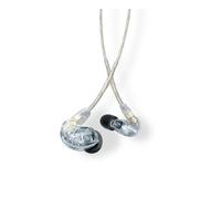 Shure Se215 outeurs Sound Isolating Professionnels, avec Un Micro - Transducteur Hd Simple, Offrent Un sonPrécis et Naturel, Livrés avec Un Câble Jack de 3,5 Mm - Transparent