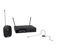 Shure SLXD14E / 153B-H56 Système comprenant 1 récepteur SLXD4, 1 émetteur SLXD1 avec micro tour d’oreille MX153B (518-562 MHz)