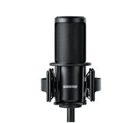 Shure SM4-K-KIT - Microphone à condensateur pour Home Studio - Directivité cardioïde - XLR - Suspension et filtre anti-pop inclus
