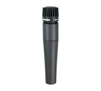 Shure SM57 Microphone D'Instrument Dynamique Cardioïde de avec Support D'Amortisseur Pneumatique, Pince à Micro A25D, Sac de Rangement, Connecteur XLR à 3 Broches, sans Câble (Sm57-Lce)