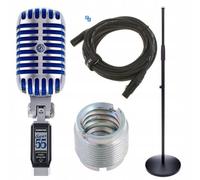 Shure SUPER 55 Deluxe Dynamic Vocal Microphone in Full Set