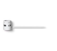 Shure WL184MW/S-TQG LAVALIER MICROPHONE, SUPERCARD, WHITE 1 cm Condenser Lavalier, White, Supercardioid, TA4F Termination Pouch, Tie Clip, Snap-Fit Windscreen