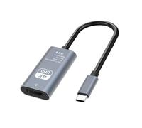 Shurhome Adaptateur USB C vers HDTV pour écrans 4K30Hz / 4K60Hz / 8K60Hz Station d'accueil pour ordinateur portable, câble de type C pour synchronisation du son vidéo pour ordinateur portable