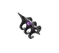 Shurhome Anneaux à pointes empilables à trois couches avec design ouvert pour créer des looks uniques - Laissez-vous inspirer par Star Craft of Alloy Adjust Size Rings, comme décrit