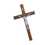 Shurhome Art mural classique avec croix religieuse de 11,4 cm de large pour les environnements sacrés et les cadeaux de dévotion qui ajoutent de l'espace spirituel, taille unique, comme décrit