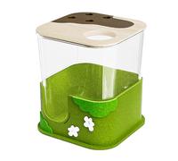Shurhome Boîte de bain à sable pour hamster pour les activités en profondeur et la simulation d'instincts avec champ de vision transparent et distributeur de nourriture