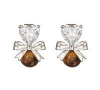Shurhome Boucles d'oreilles à clip tendance en forme de cœur avec fonction de dégagement rapide, compatibles avec les écouteurs Freeclip 1 ou 2, aucun outil nécessaire, écouteurs en métal