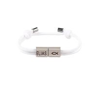 Shurhome Bracelet en corde tressée réglable pour les occasions religieuses, garçons, baptême, confirmation, communion, bracelet en corde tissée, taille unique, comme décrit