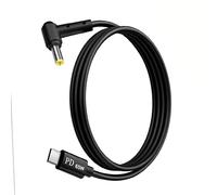 Shurhome Câble d'alimentation de 65 W de type C vers 5,5 mm en PVC pour une performance constante et une protection de l'appareil Raccords d'alimentation sécurisés