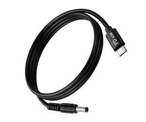 Shurhome Câble d'alimentation de 65 W de type C vers 5,5 mm en PVC pour une performance constante et une protection de l'appareil Raccords d'alimentation sécurisés