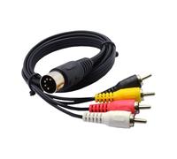 Shurhome Câble de connexion sonore haute norme NOISE 5 broches vers 4 RCA, pour la transmission continue du signal entre les appareils et plusieurs appareils
