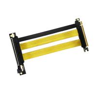 Shurhome Câble d'extension de carte graphique PCIe 5.0 X16 de 20 cm pour une installation verticale de 180 à 90 degrés, prend en charge un câble graphique à une vitesse de 32 / s