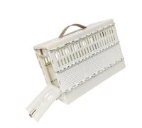 Shurhome Cage de libération professionnelle pour pigeons, grande capacité avec optimisation du flux d'air, portable pour les exercices sur champ, cage à oiseaux portable pliable
