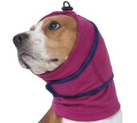 Shurhome Capot pour chien insonorisant avec fermeture , rose rouge, taille | Cache-oreilles doux pour prendre soin des rides Thunder et un confort quotidien