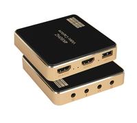 Shurhome Carte de capture USB 3.0 4K60Hz HDTV Plug Play Live Streaming Appareil avec boîtier en métal pour consoles de jeux vidéo professionnelles Capturing Cartes Live Stream Appareil pour consoles