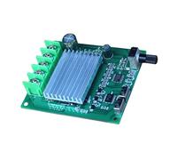 Shurhome Carte pilote de moteur CC haute performance 200 W sans brosse, potentiomètre de vitesse variable, 6 composants de sécurité 20 V 10 A, régulateur de changement d'arrêt de crise