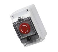 Shurhome Changement de bouton de crise électrique pour l'extérieur. Boîtier ABS solide résistant aux intempéries Pour dispositif de protection instantanée. Changement électrique pour l'extérieur