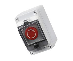 Shurhome Changement de bouton de crise électrique pour l'extérieur. Boîtier ABS solide résistant aux intempéries Pour dispositif de protection instantanée. Changement électrique pour l'extérieur