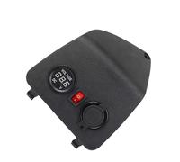 Shurhome Chargeurs USB en plastique, double sorties et affichage numérique de la tension pour le cyclisme, surveillance électrique, allume-cigare, chargeurs USB