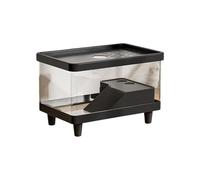 Shurhome Chelo Habitat à plusieurs niveaux pour animaux de compagnie avec cadre de passage et design en pointe opposée pour petits organismes, serpents, dragons, chélonia, habitat, plate-forme