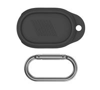 Shurhome Coque en silicone résistante aux chocs avec porte-clés, protection complète, coque en silicone solide pour piste, poche légère pour étiquette