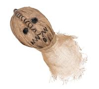 Shurhome Costume de tête complète pour Halloween | Coutures vieillies, ouvertures pour les yeux et la bouche, robe d'événement à thème