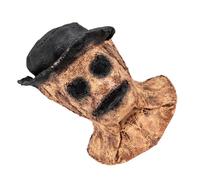 Shurhome Costume de tête complète pour Halloween | Coutures vieillies, ouvertures pour les yeux et la bouche, robe d'événement à thème