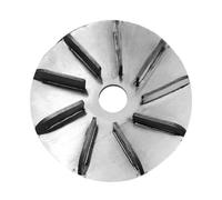 Shurhome Disque d'épilation en acier inoxydable pour animaux d'élevage - Roue de grattage robuste pour bovins, porcs, chèvres, soins efficaces des animaux d'élevage, épilation rapide pour porcs