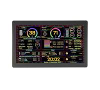 Shurhome Écran secondaire de 5 pouces de type C pour ordinateur CPU GPU écran USB écran inférieur dynamique 1024 x 600 LCD commutateur de bureau