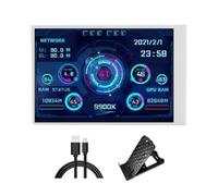 Shurhome Écran secondaire portable de 3,5" de type C, moniteur dynamique avec large affichage pour écran auxiliaire multifonction dynamique
