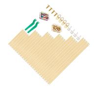 Shurhome Ensemble de châssis en toile avec pièces en bois de différentes | pièces de cadre en bois avec punaises, crochets et supports pour tendre la toile et pour la présentation de