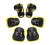 Shurhome Ensemble d'équipement de protection pour patins à roulettes pour enfants, genouillères, protège-mains pour garçons et filles, skateboard, rembourrage respirant