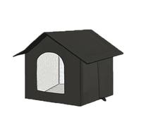 Shurhome Ferals Niche pour chat d'extérieur isolée et résistante aux intempéries avec base surélevée facile à assembler